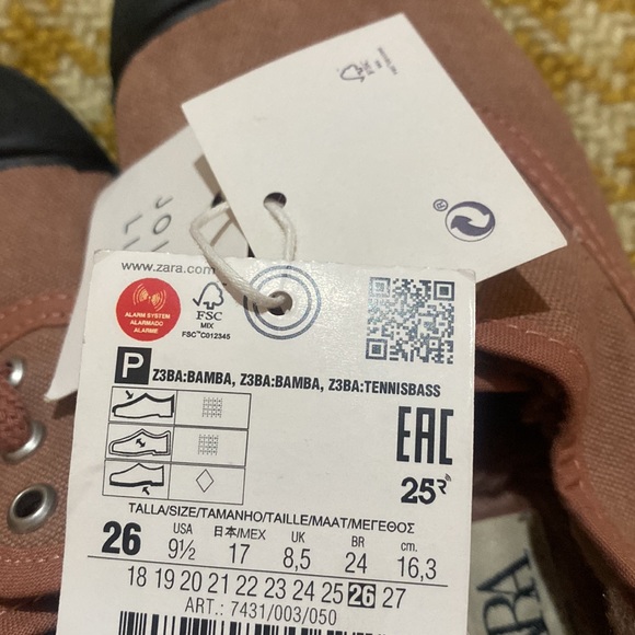 ZARA Join Life Shoes with Faux Sherpa Fur 9.5 EU 26 - Picture 5 of 12